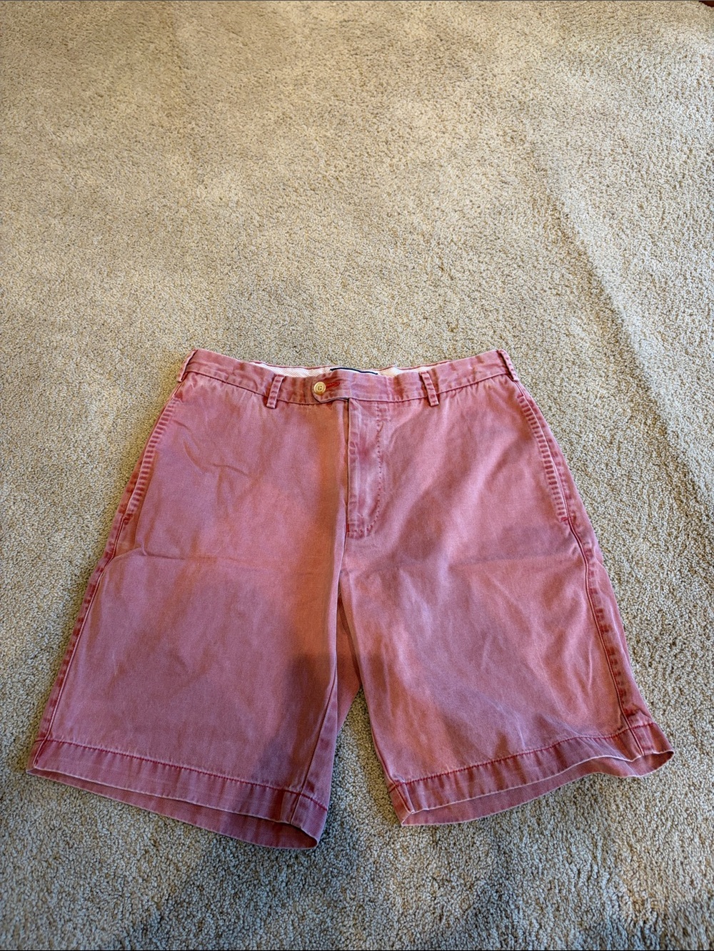 Mens Peter Millar Flat Front Short Size 32, 9” inseam